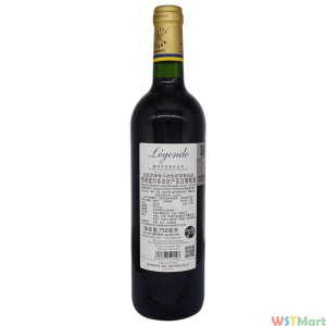 法国进口红酒 拉菲（LAFITE）传奇波尔多干红葡萄酒 整箱装 750ml*6瓶（ASC）